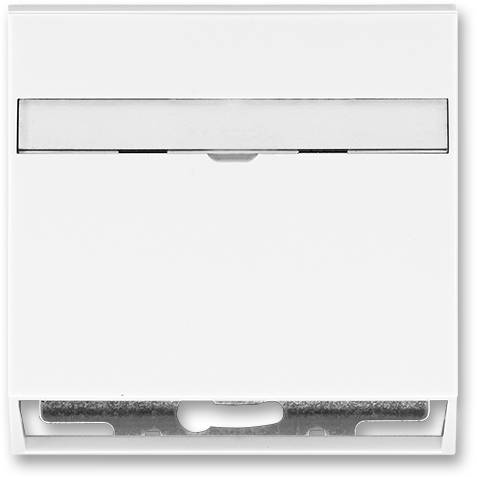 ABB 5014M-A00100 03 Kryt zásuvky komunikační s popisovým polem Neo bílá