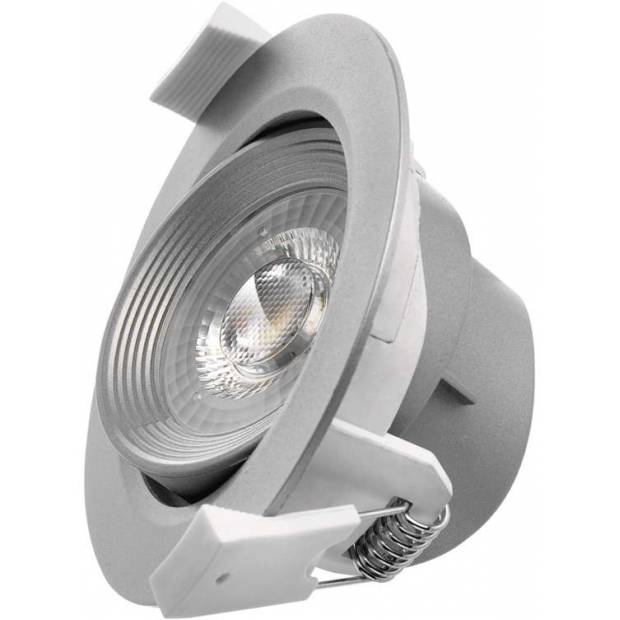 ZD3630 LED bodové svítidlo stříbrné, 7W teplá bílá EMOS Lighting