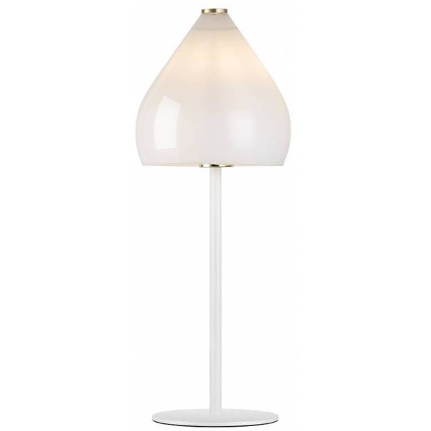 NL 46125001 NORDLUX 46125001 Sence - Moderní skleněná stolní lampa 56,5cm, opálově bílá Nordlux