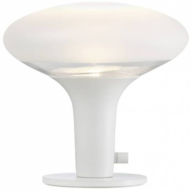 NL 84435001 NORDLUX 84435001 Dee 2.0 - Elegantní stolní lampa z matovaného skla 24cm, bílá Nordlux