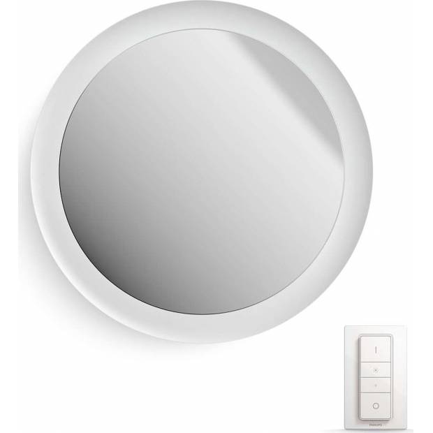 34357/31/P7 Massive Hue led white ambiance nástěnné koupelnové svítidlo philips adore se zrcadlem  bílé, ip44