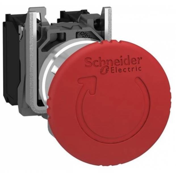 Schneider XB4BS8445 Tlačítko nouzové červené s aretací průměr 40mm