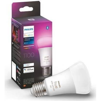 8719514291171 Hue Bluetooth žárovka LED E27 A60 9W 1100lm 2000-6500K, 16 mil. barev Massive