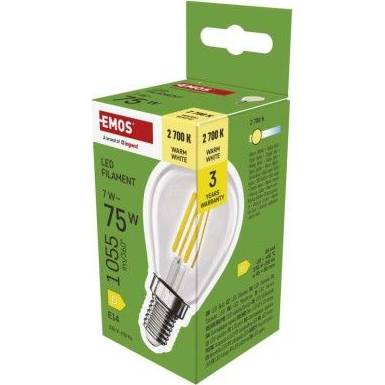 ZF1D52 LED žárovka Filament Mini Globe  / E14 / 7 W (75 W) / 1055 lm / teplá bílá EMOS