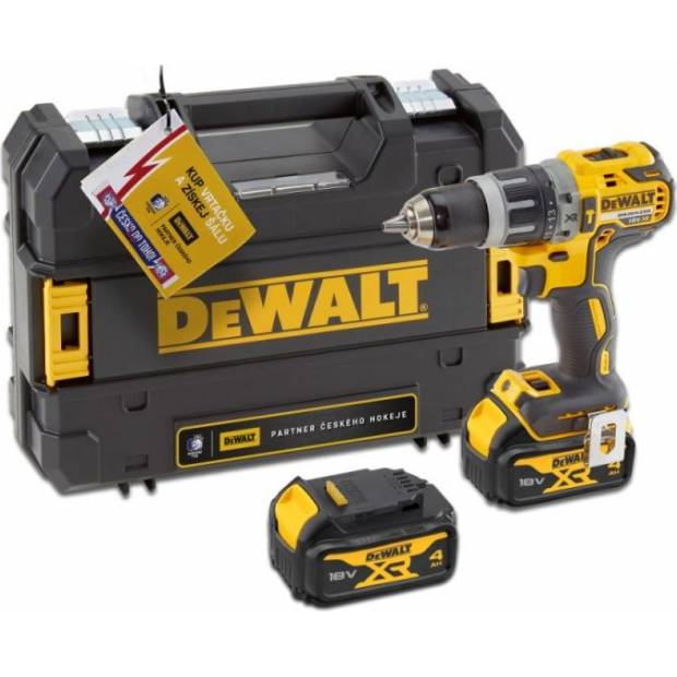 DeWalt DCD796M2-QW Aku vrtačka 18V s příklepem 2x aku Li-Ion 4,0Ah