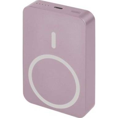 B0551S Powerbanka EMOS WI 1046, 10 000 mAh, 20 W+Wireless, lososová EMOS