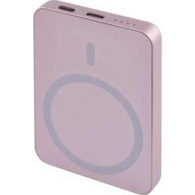 B0555S Powerbanka EMOS WI 522, 5 000 mAh, 20 W+Wireless, lososová EMOS