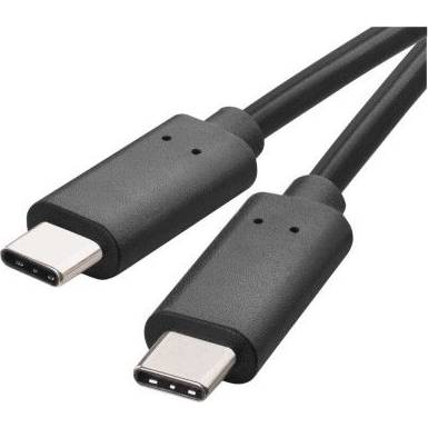 SM7028BL Nabíjecí a datový kabel 2.0 USB-C / USB-C, 1 m, černý EMOS